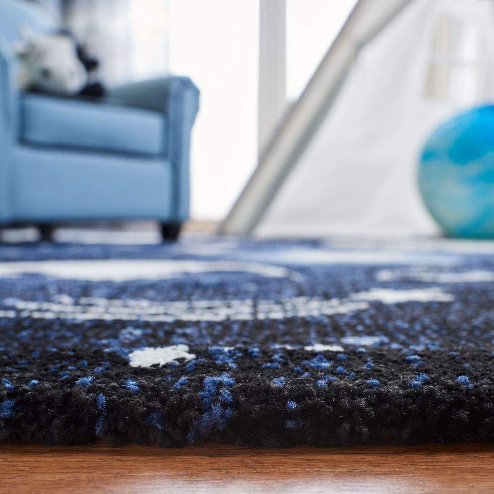 Carousel Kids  CRK122 Loomed Indoor Accent Rug - Dark Blue/Light Blue - 3'3"x5'3" - Safavieh