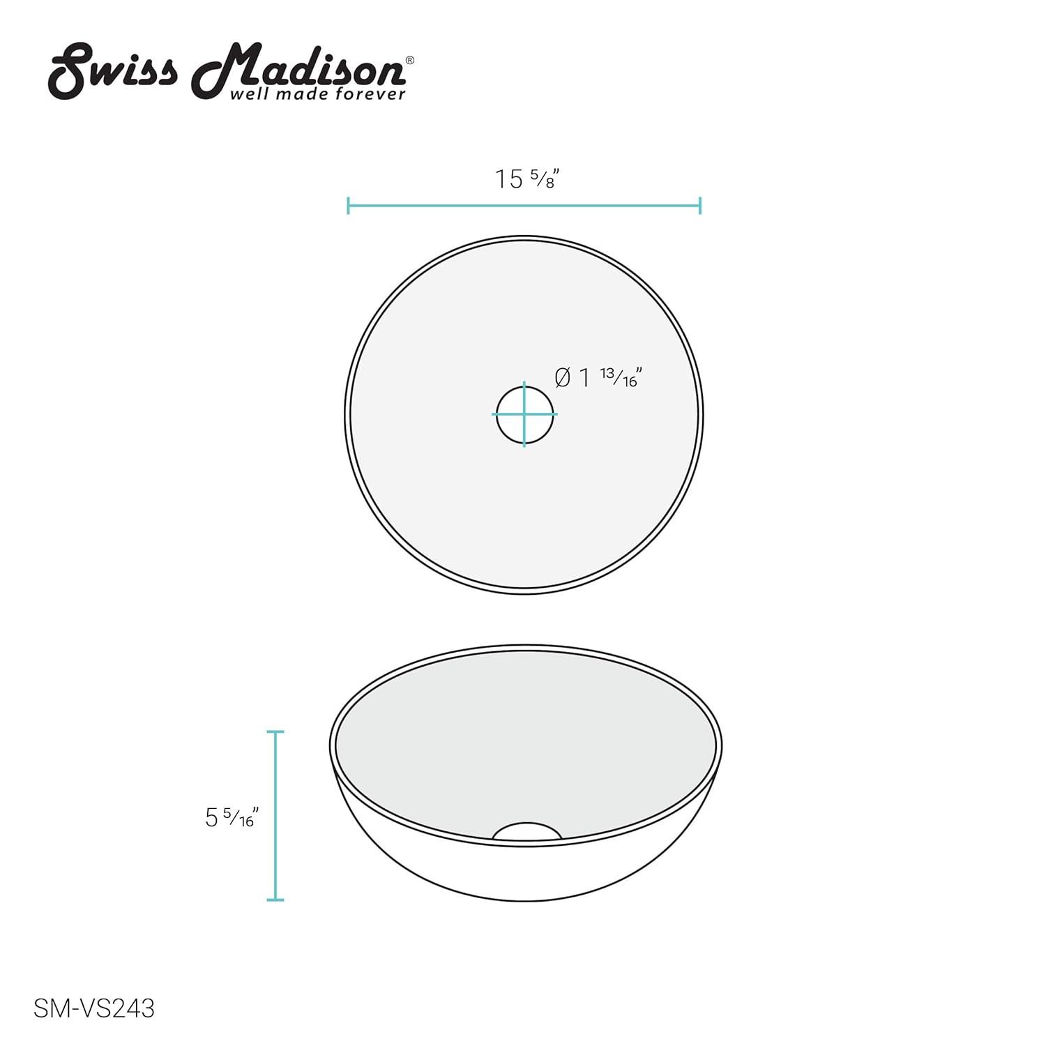 Swiss Madison Classe 16 Ceramic Sink SM-VS243
