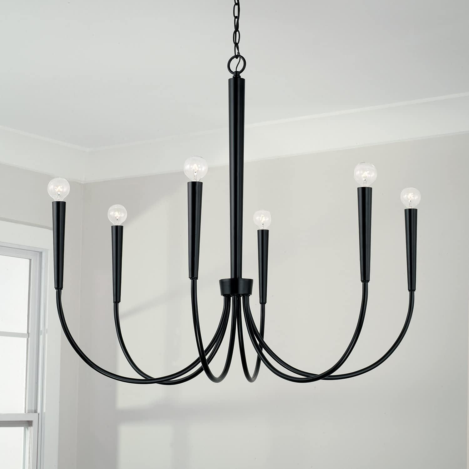 6 - Light Dimmable Classic / Traditional Chandelier