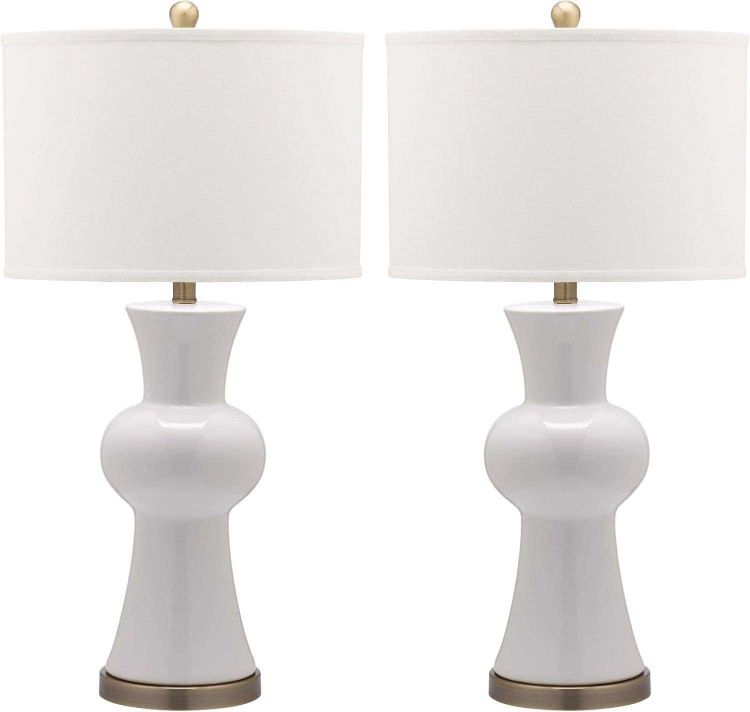 Lola 30 Inch H Column Lamp (Set of 2)  - Safavieh