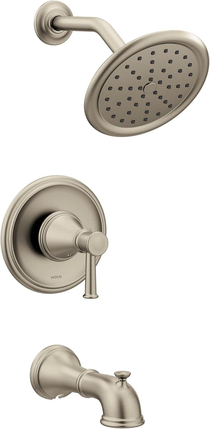 Elegant Rainfall Wall-Mounted Shower in Polished Nickel