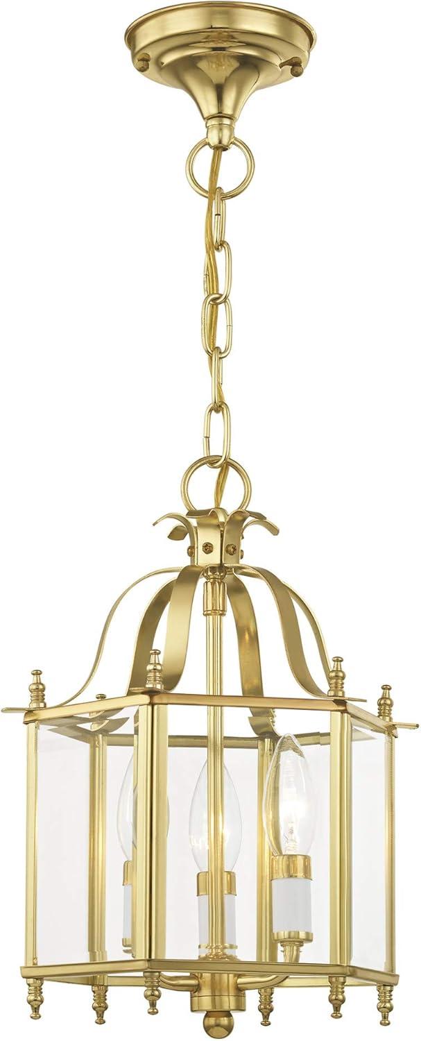 Livex Lighting Livingston 3 - Light Chandelier in  Polished Brass