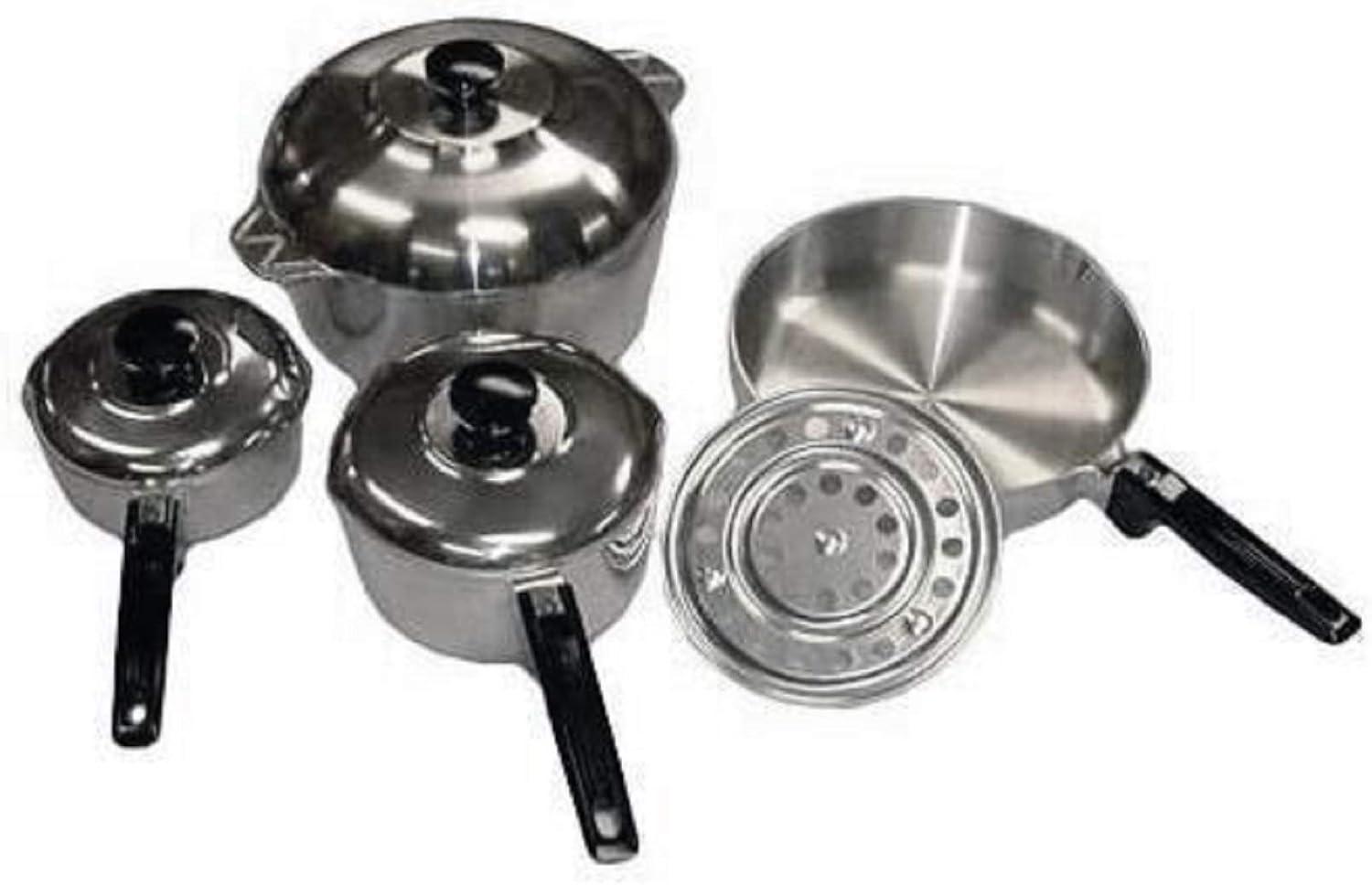 Cajun Classic 8-piece Aluminum Pot & Pan Set