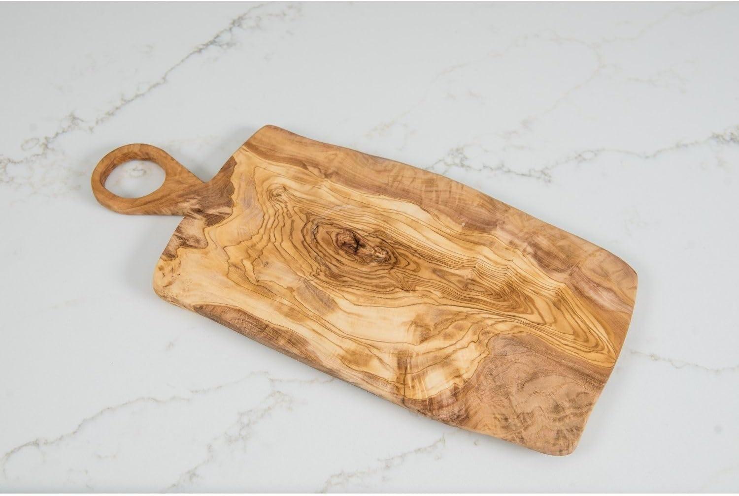 Olive Wood Paddle Cutting Board 19.6 Inches