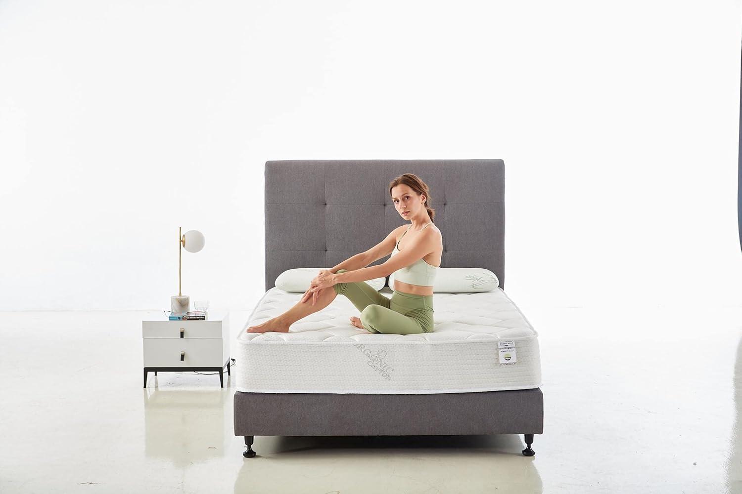 Oliver & Smith 10 Inch Full Mattress - Hybrid Cool Memory Foam and Pocket Spring - Medium Firm - Coil Springs for Supportive Sleep