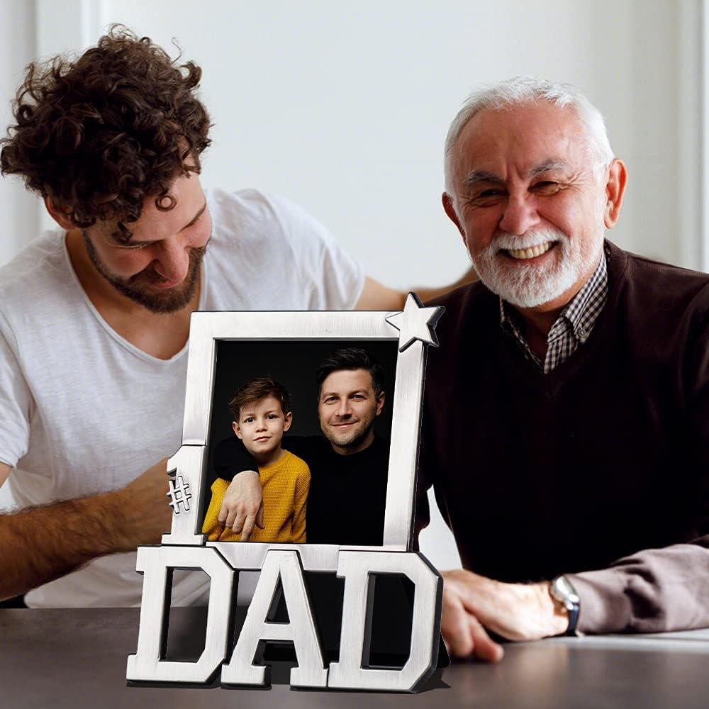 LASODY Dad Picture Frame-Dad gifts,Dad Gifts From Daughter,Dad Birthday Gifts 3x3 inch