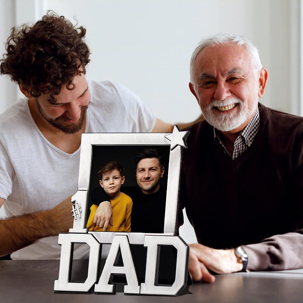 LASODY Dad Picture Frame-Dad gifts,Dad Gifts From Daughter,Dad Birthday Gifts 3x3 inch