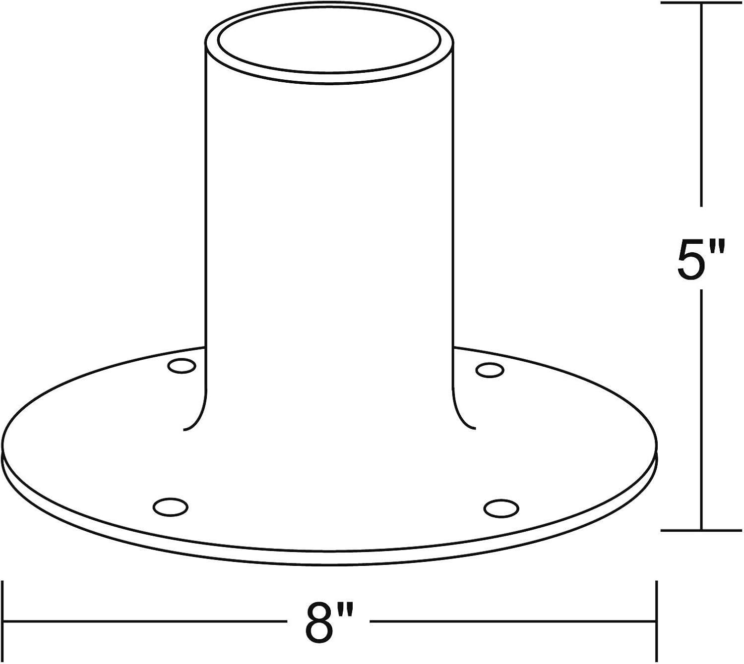 Acclaim Lighting C2403BK Matte Black Flange Base