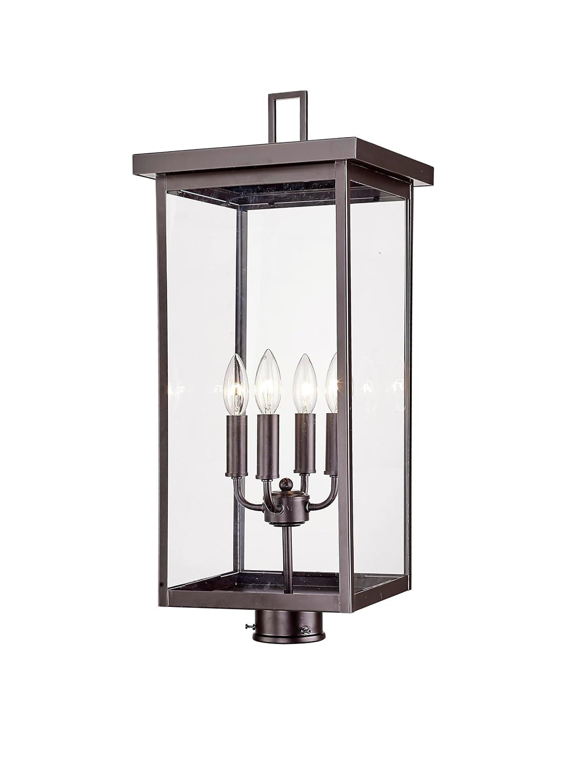 Millennium Lighting Barkeley 4 Light 26.13" Tall Outdoor Single Head Post Light