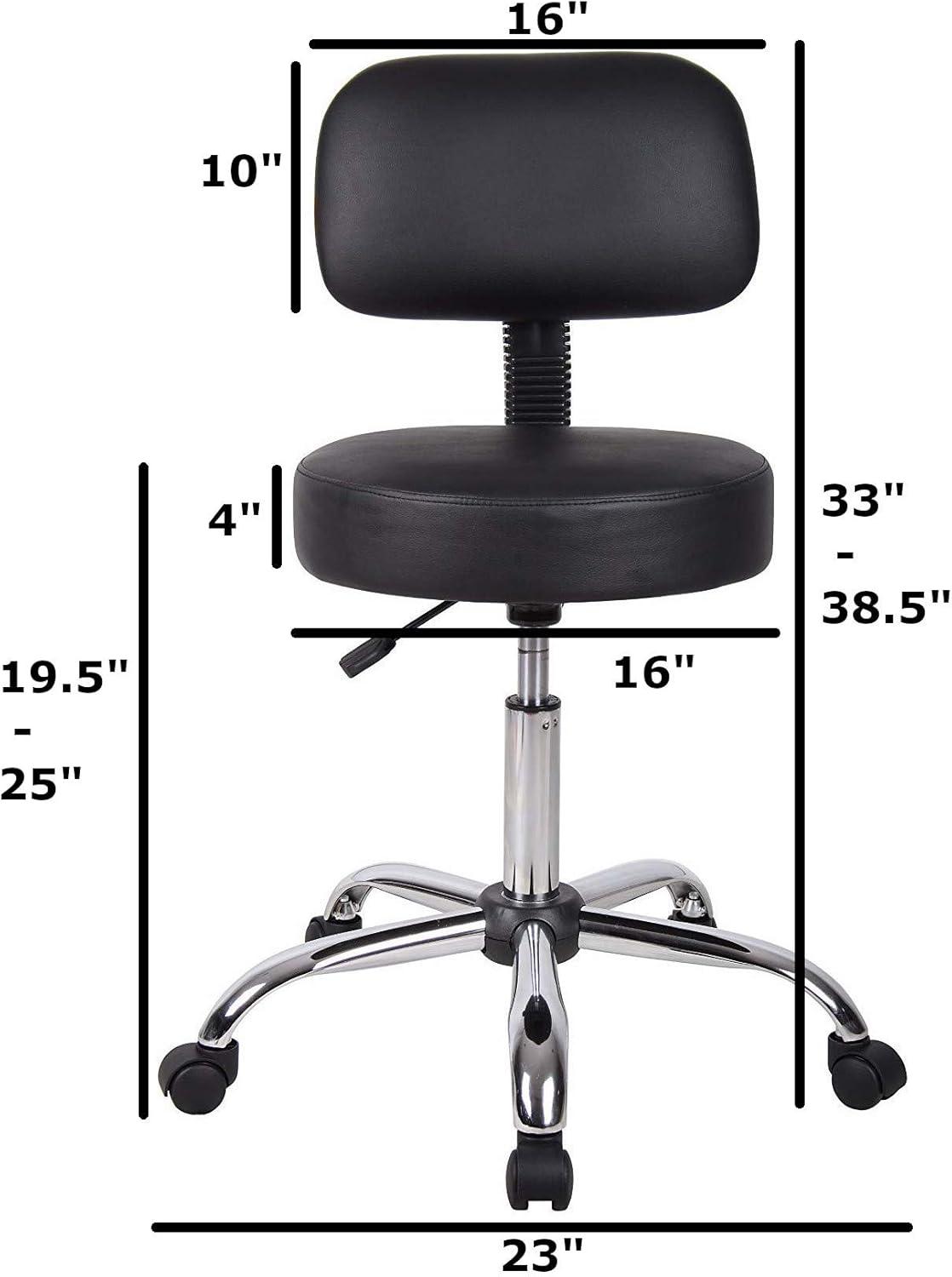 Boss Office Products Vinyl Drafting Chair