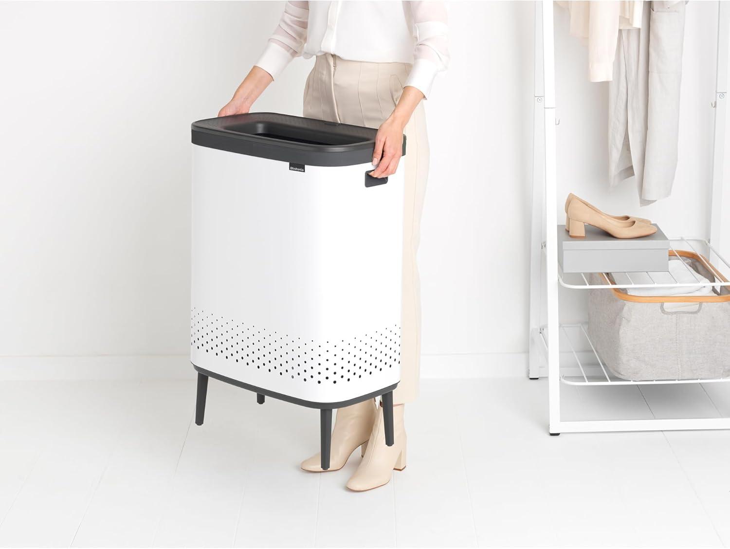 Brabantia Brabantia Bo Dual Compartment Laundry Hamper 2 x 11.9 Gallon (23.8 Gallon Capacity)