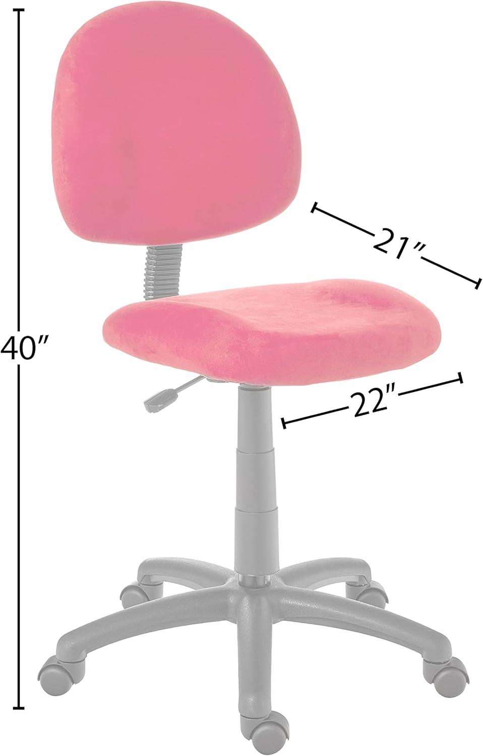 Microfiber Deluxe Posture Chair with Adjustable Arms - Boss Office Products