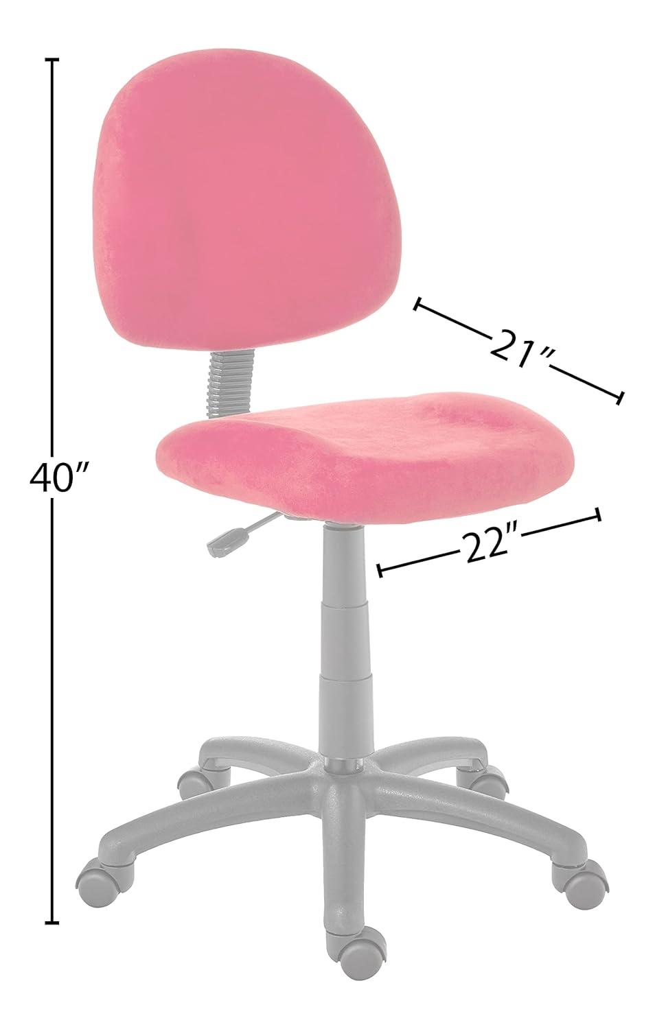 Microfiber Deluxe Posture Chair with Adjustable Arms - Boss Office Products