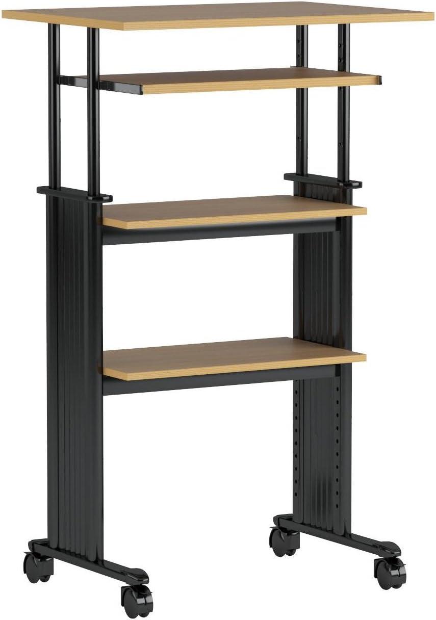 MUV Adjustable Stand-Up Workstation AV Cart