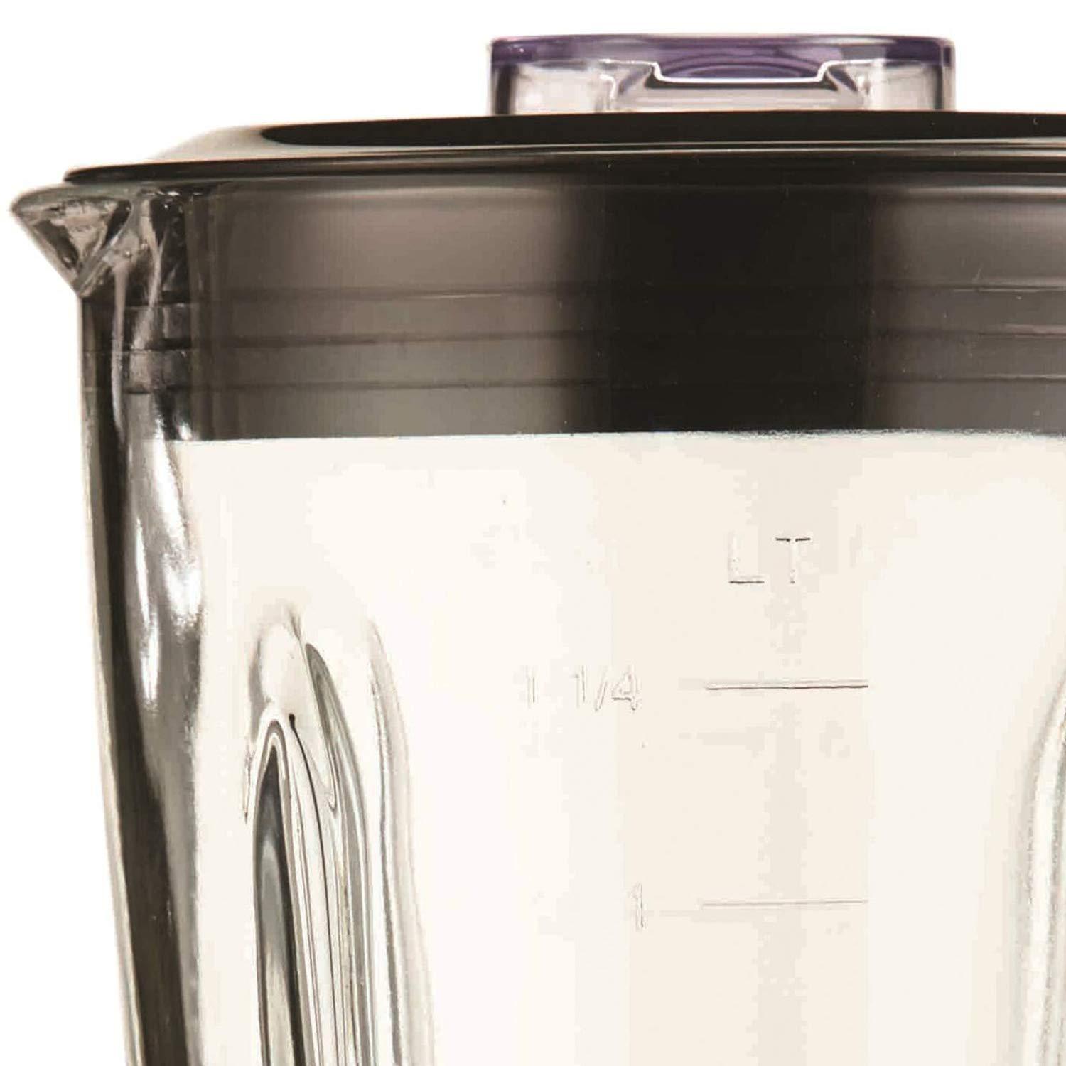 Brentwood 12-Speed Blender Glass Jar in Red