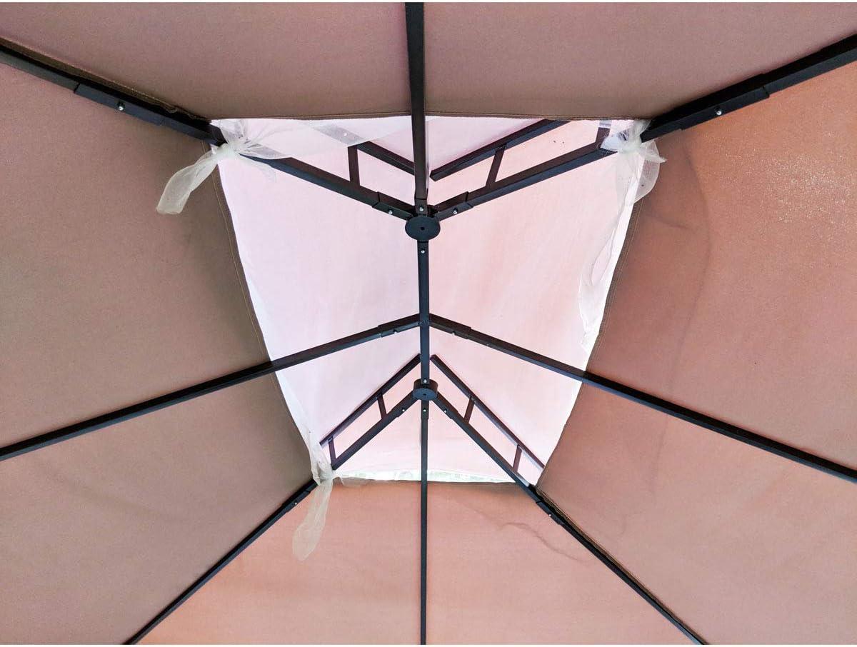 Garden Winds Replacement Canopy Top Cover for Casual Way Awning 10x12 Gazebo - RipLock 350