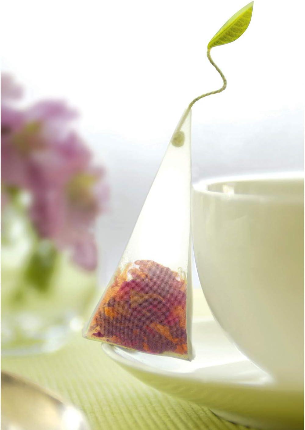 Tea Forte Lotus 10 Handcrafted Pyramid Tea Infusers Box Presentation
