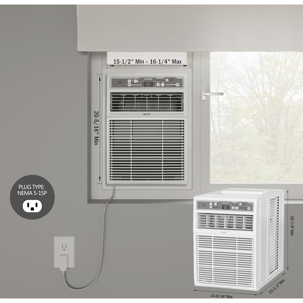 Durastar 10,000 BTU Casement Room Air Conditioner - Cool Only
