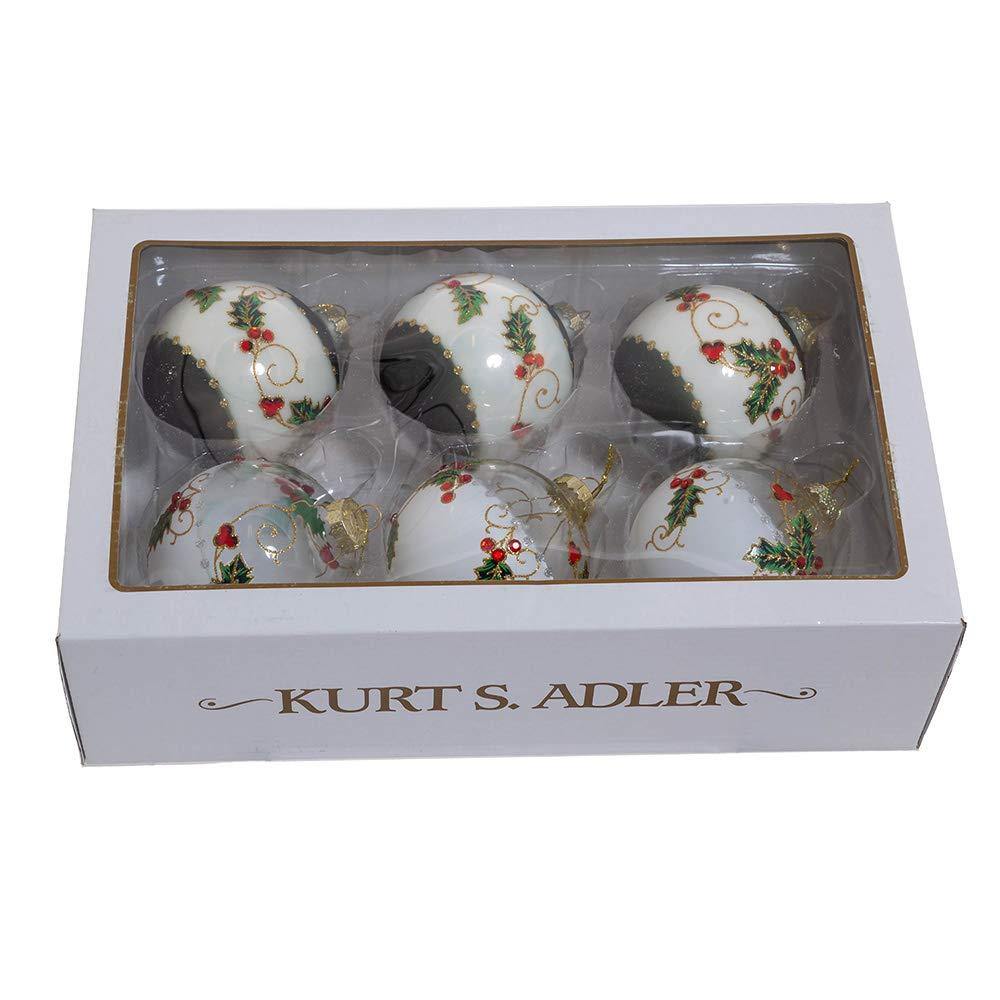 Kurt Adler Glass Ball Ornament