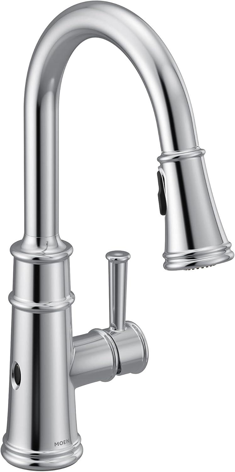 Moen Belfield MotionSense Wave Single Handle Pulldown Kitchen Faucet with Power Clean Technology