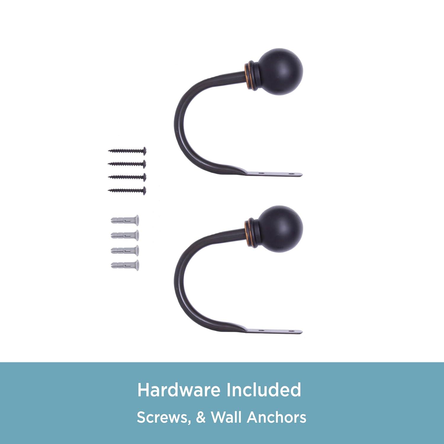 Kenney Kenney Decorative Ball Holdbacks For Curtains And Drapes (Set of 2)