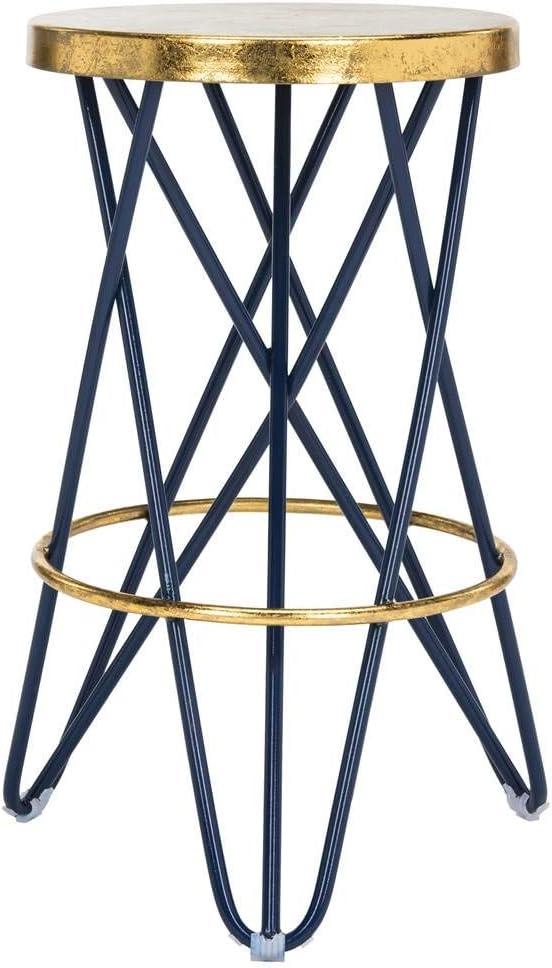 Lorna Gold Leaf Counter Stool  - Safavieh