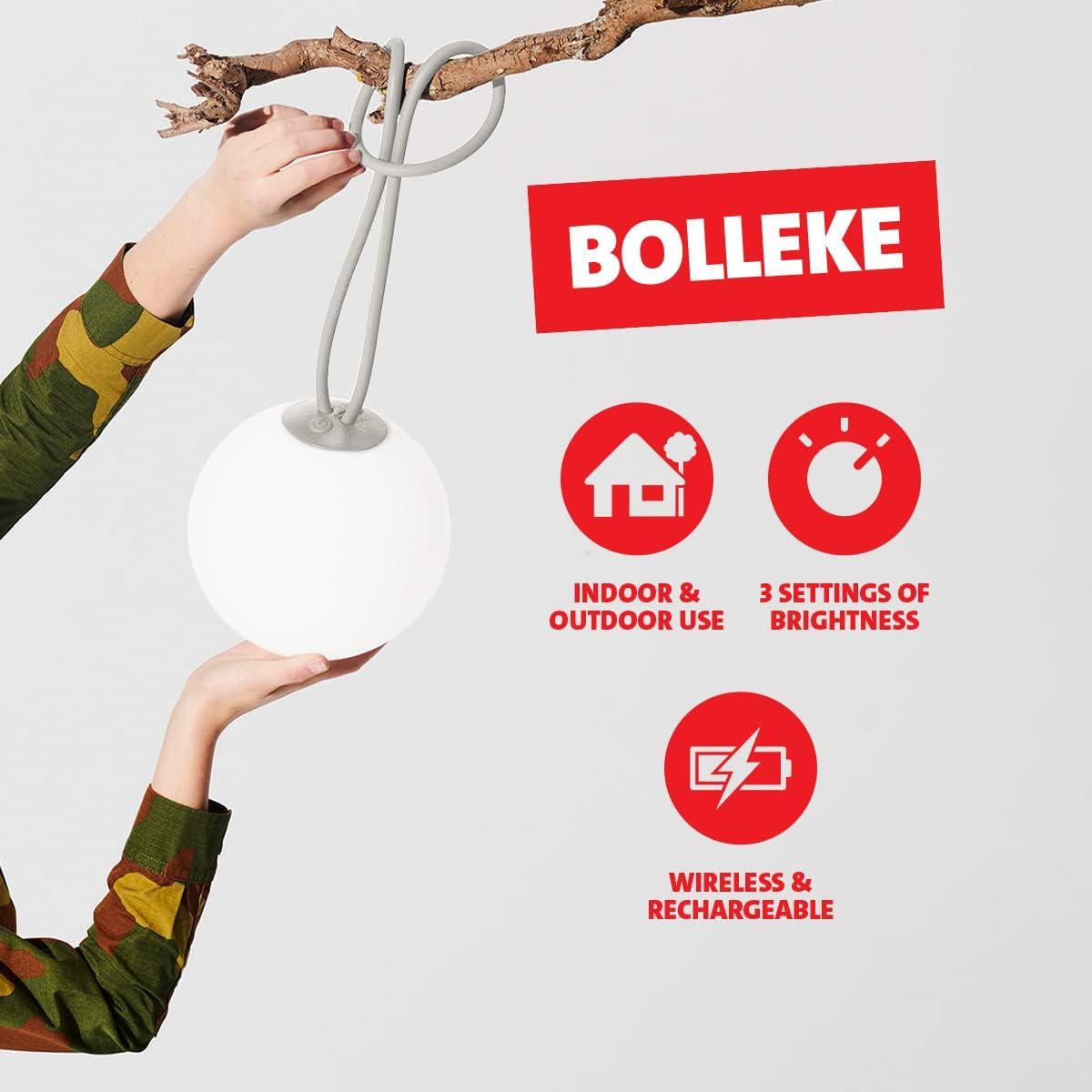 Bolleke Pearl Grey 8" Rechargeable LED Ambient Light