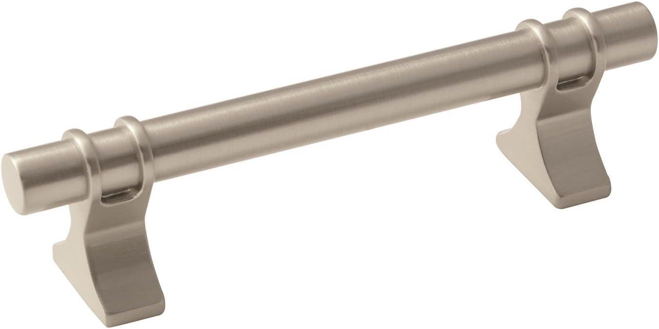 Amerock Davenport 3-3/4 inch (96mm) Center-to-Center Satin Nickel Cabinet Pull