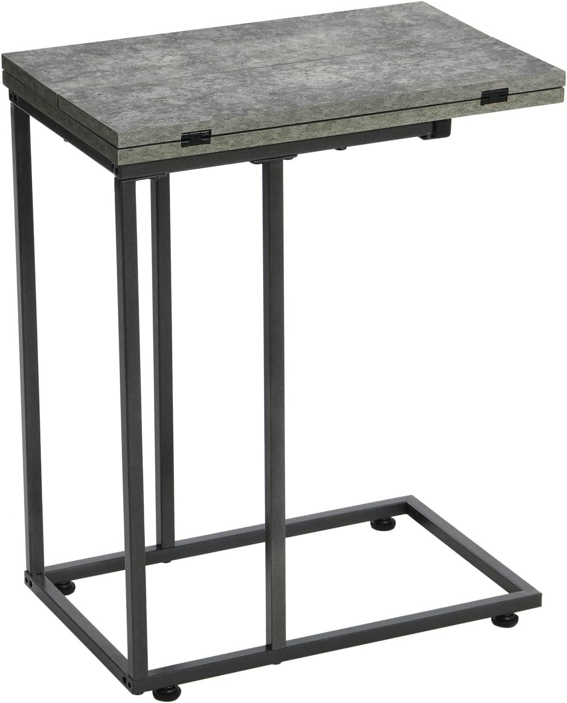 Household Essentials Jamestown Extendable C-Shaped Table