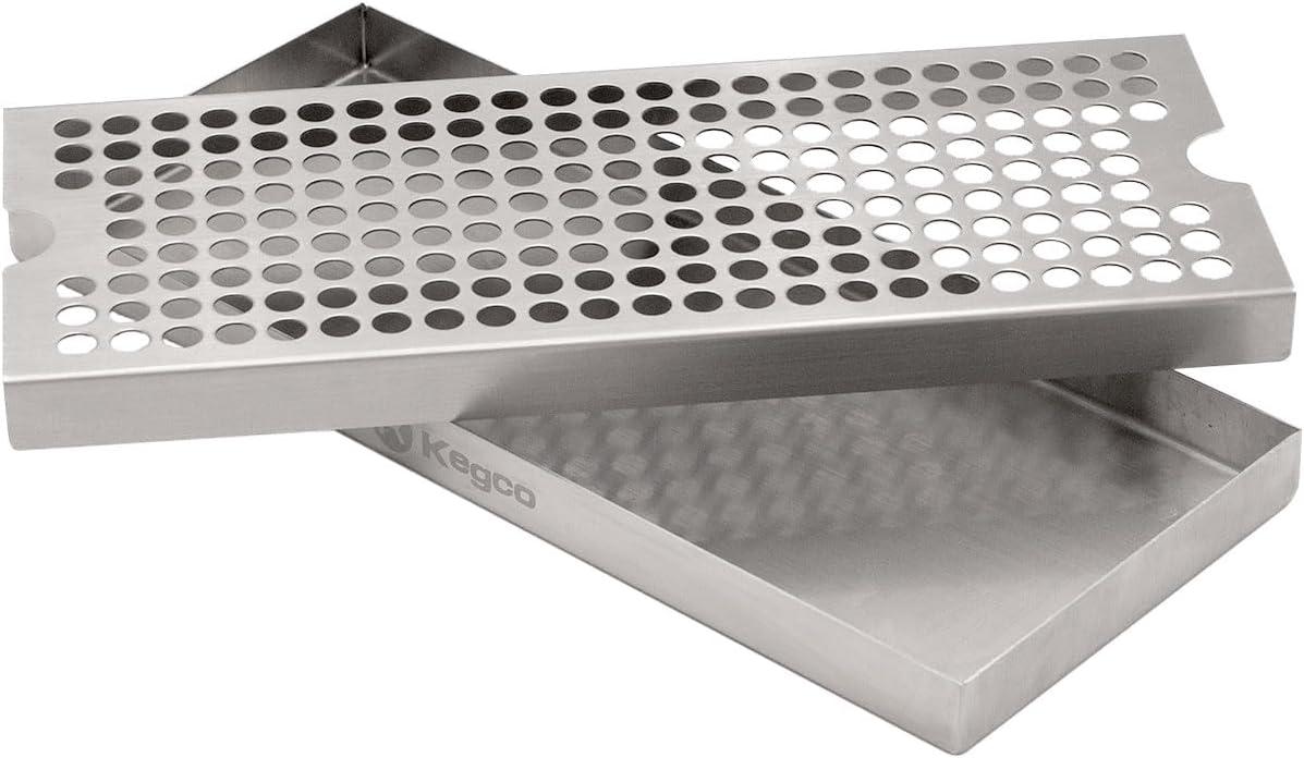 Kegco KC DP-125 Drip Tray, Pack of 1, Stainless Steel