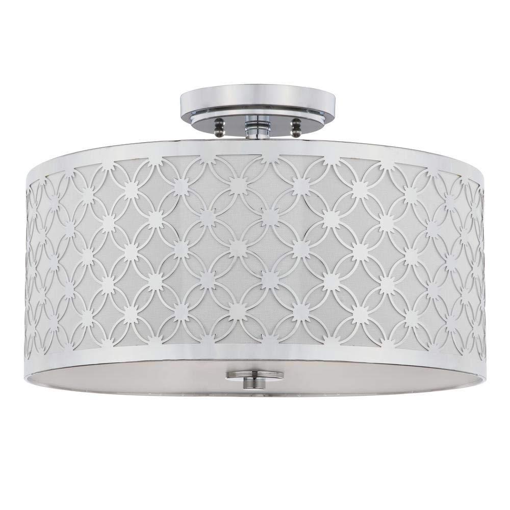 Hutch Flush Mount - FLU4002 - Chrome - Safavieh