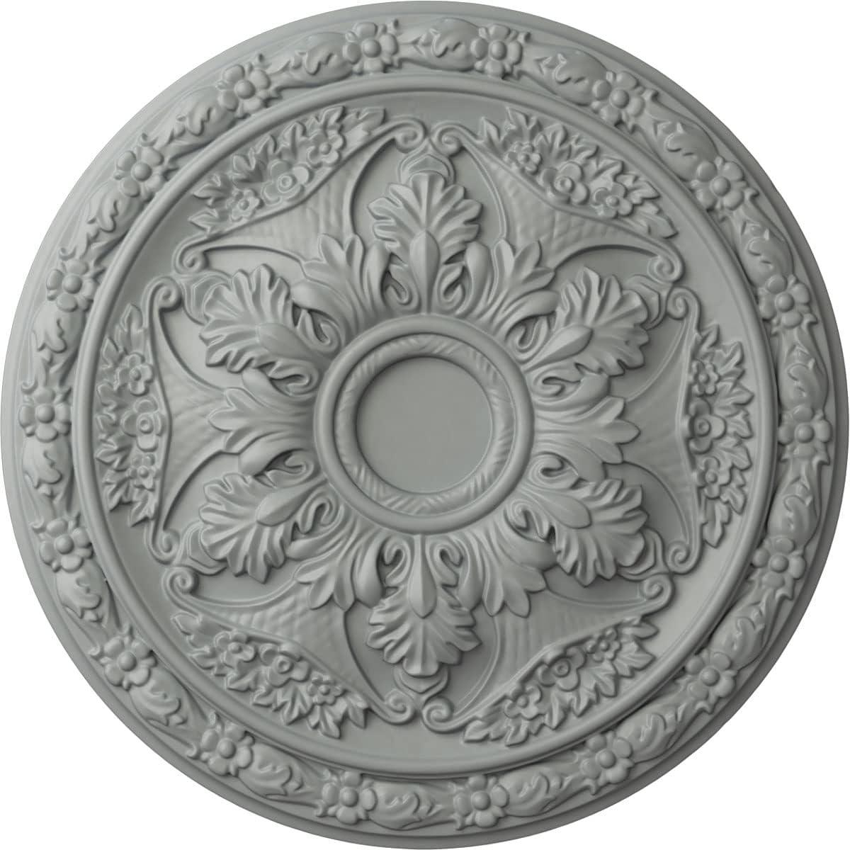 Ekena Millwork 20"OD x 1 5/8"P Baile Ceiling Medallion (Fits Canopies up to 3 1/4")
