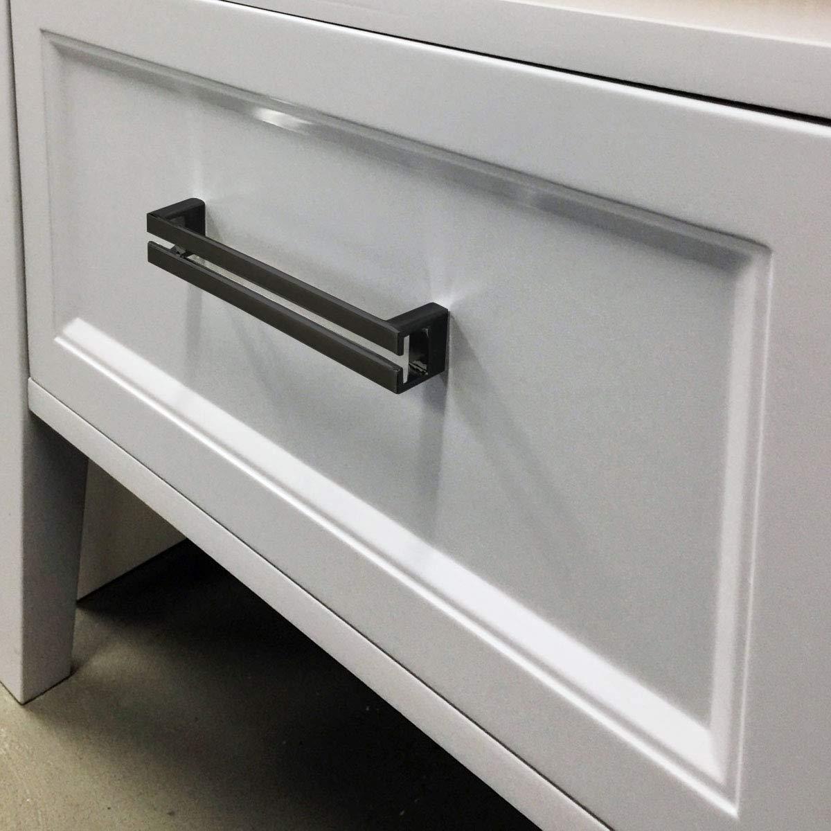 Dowell DOWELL   6 1/4 Inch Center To Center, Black, Single Pack