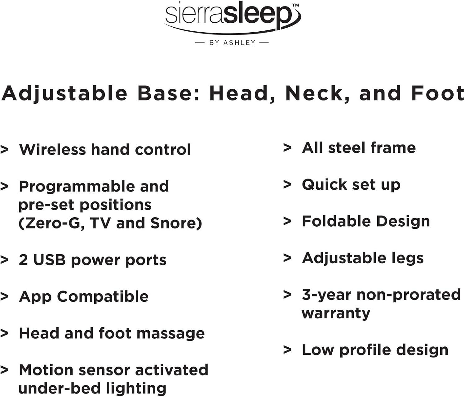 Honaz Adjustable Bed with Wireless Remote