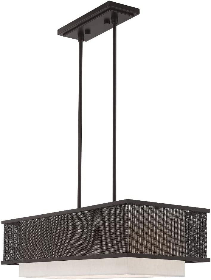 Livex Lighting Braddock 3 - Light Chandelier in  Bronze