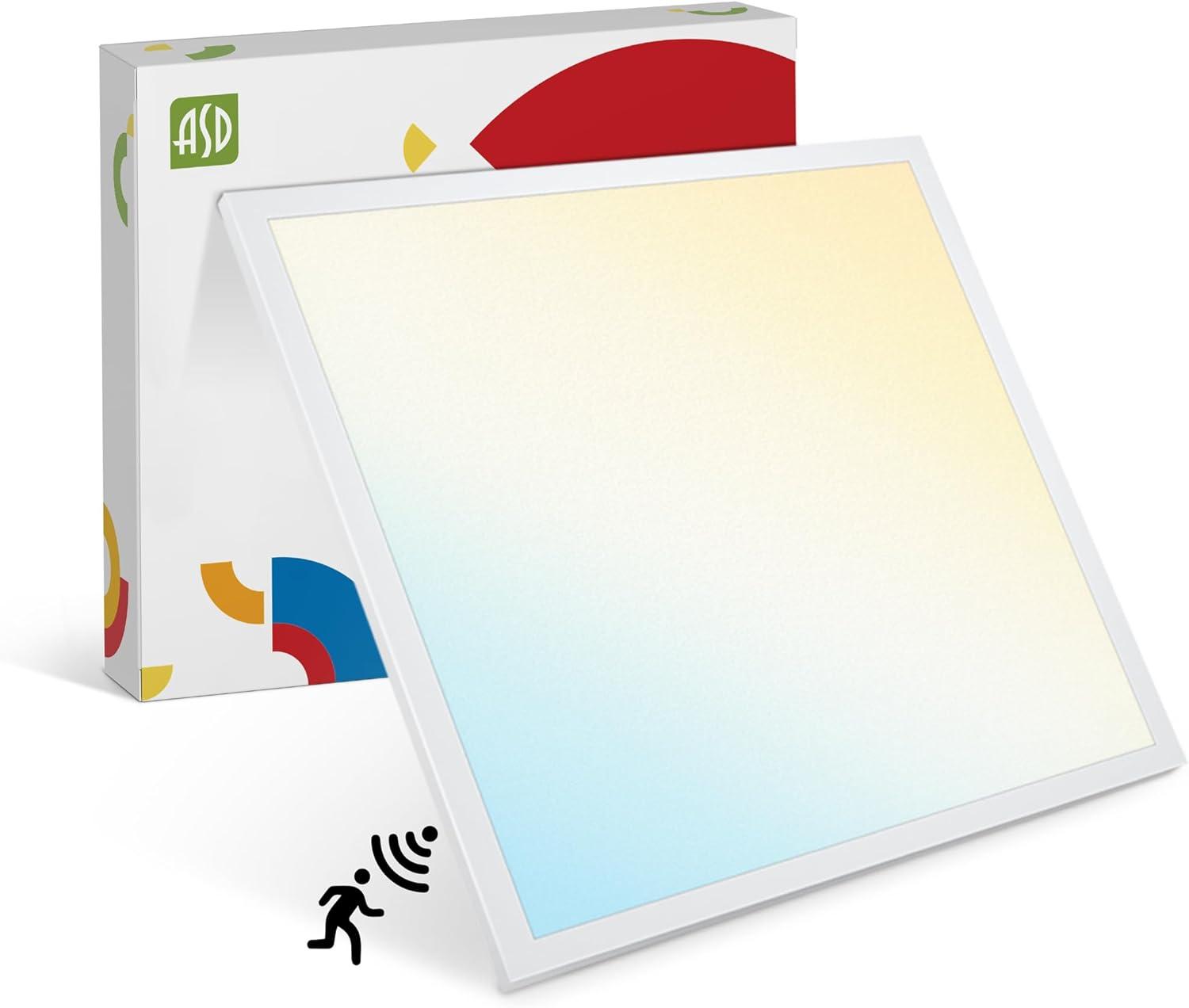 ASD 1x4 Surface Mount Frame for LED Flat Panel Light - Aluminum Surface Mounting Bracket Kit for Drop Ceiling - Low Profile Back-Lit Panels Mount Kit, White