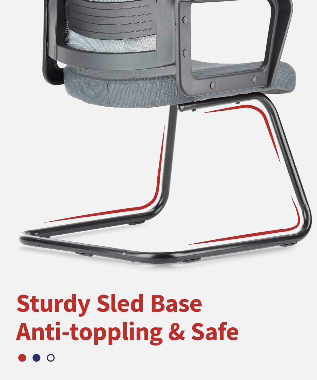 Clatina Waiting Room Chair with Metal Frame