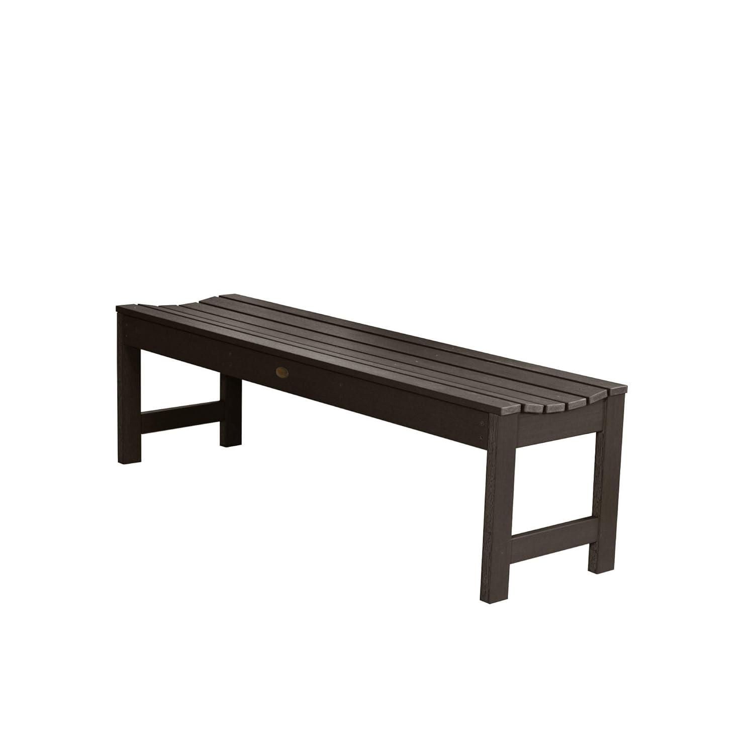 highwoodÂ® Eco-Friendly Recycled Plastic Lehigh Picnic Bench, 5'