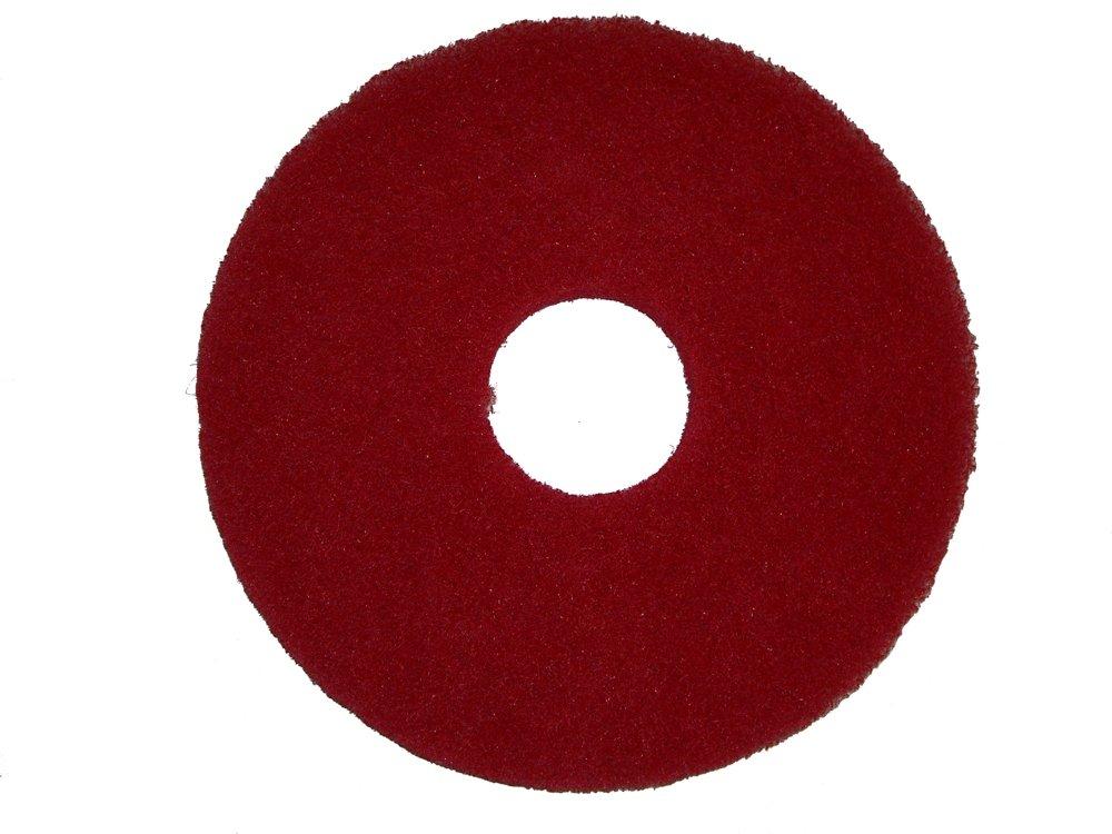 Red 12" Aggressive Floor Polishing Pad