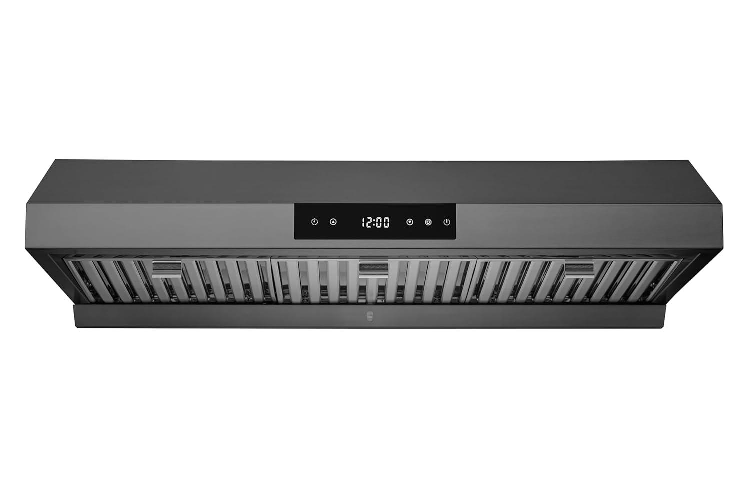 Hauslane Hauslane Range Hood 30 Inch - Under Cabinet Range Hood 30" Stainless Steel Kitchen Hood, Vent Hood 30 Inches, Stove Vent Hood for Kitchen, Vent Hoods 30 Inch with LED - Chef Series PS18 UC-PS18BSS-36