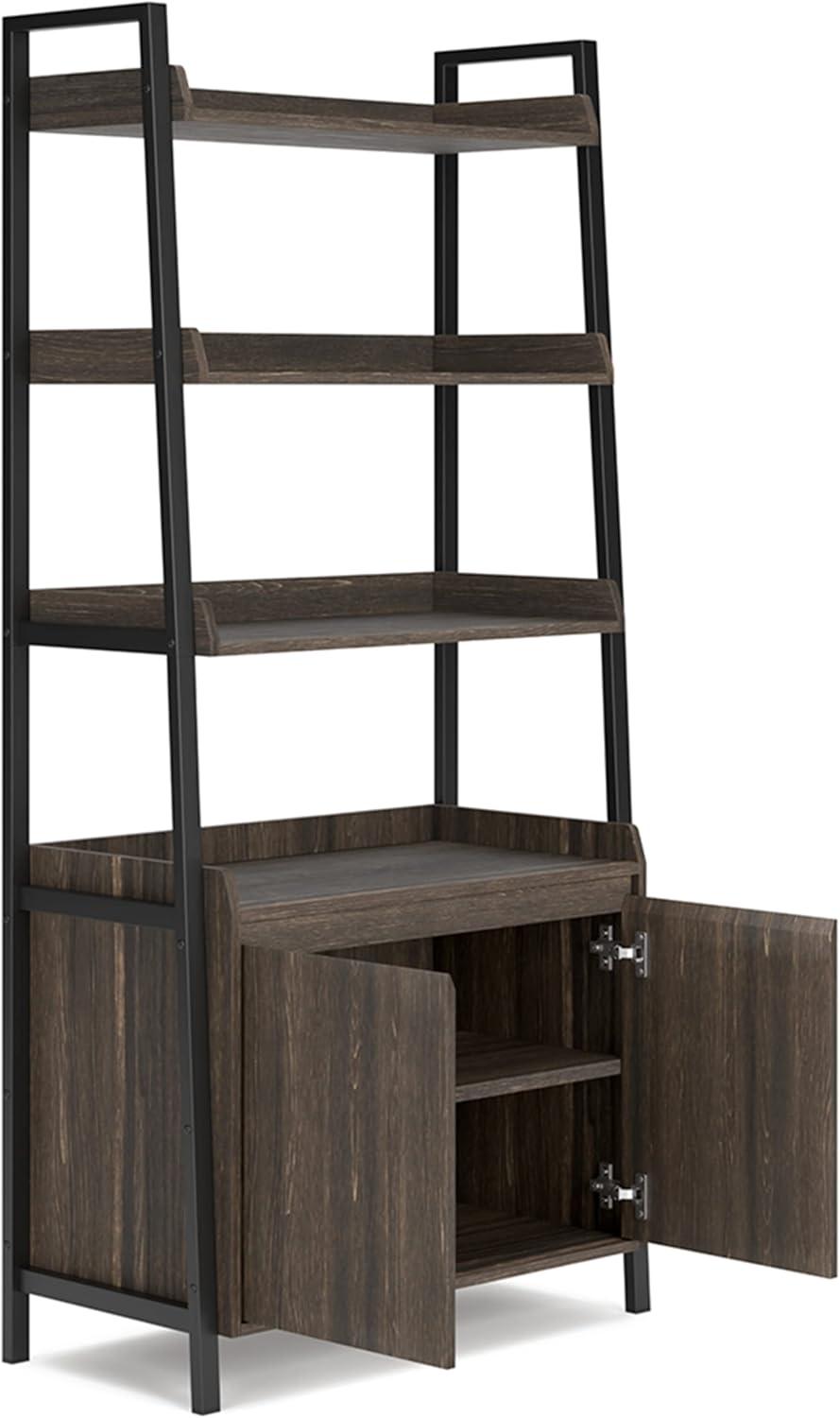 Signature Design by Ashley Contemporary Zendex 72" Bookcase, Dark Brown