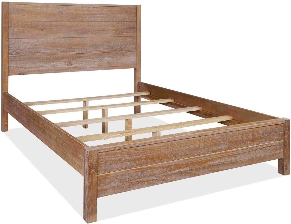 Montauk Solid Wood Panel Bed