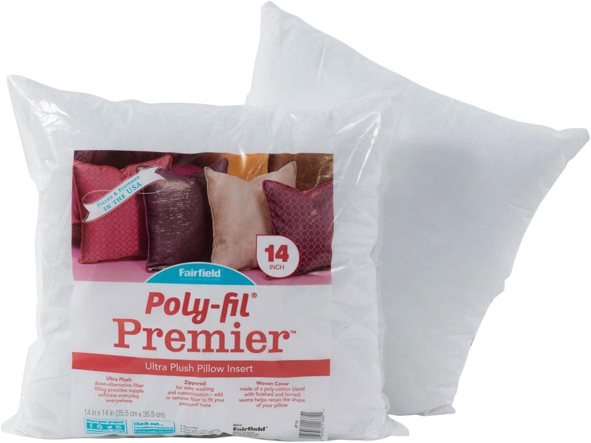 Poly-Fil® Premier™ Accent Pillow Insert by Fairfield™, 14" x 14" Square