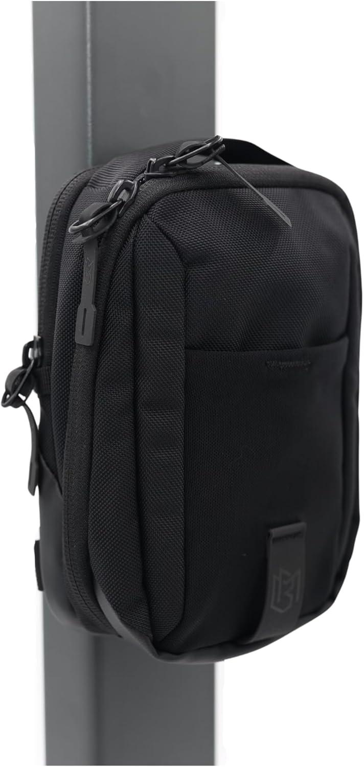 Black Crossbody Bag Sling Chest Bag for Men and Women | Magnetic Gym & Travel Bag for Work, Sports, Keep Items Clean