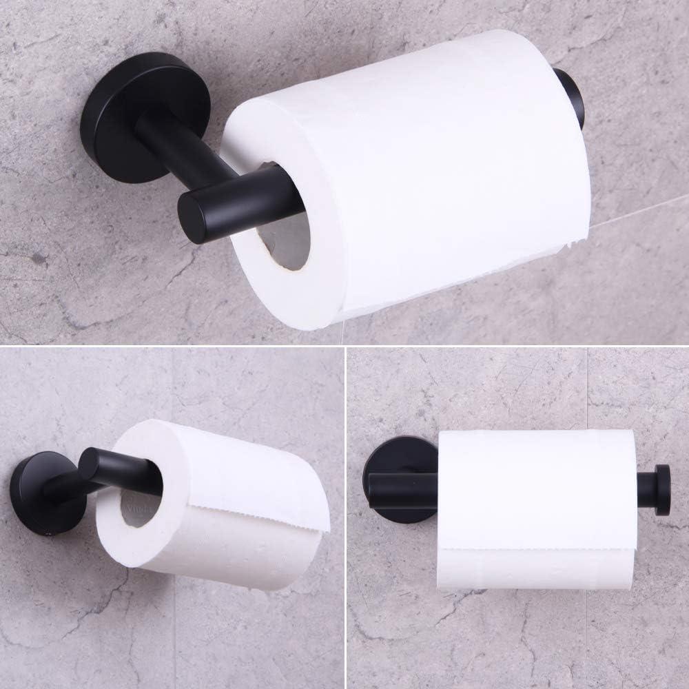 2-Piece Bath Hardware Set With Towel Ring Toilet Paper Holder Toilet Paper Roll Holder