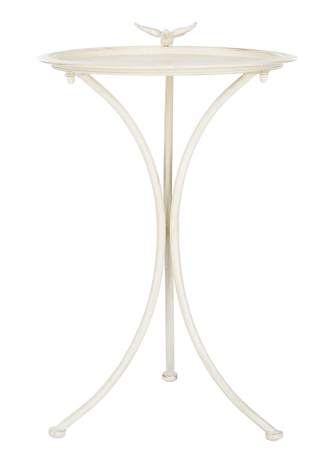 Kensi Outdoor Bird Bath - Pearl White - Safavieh