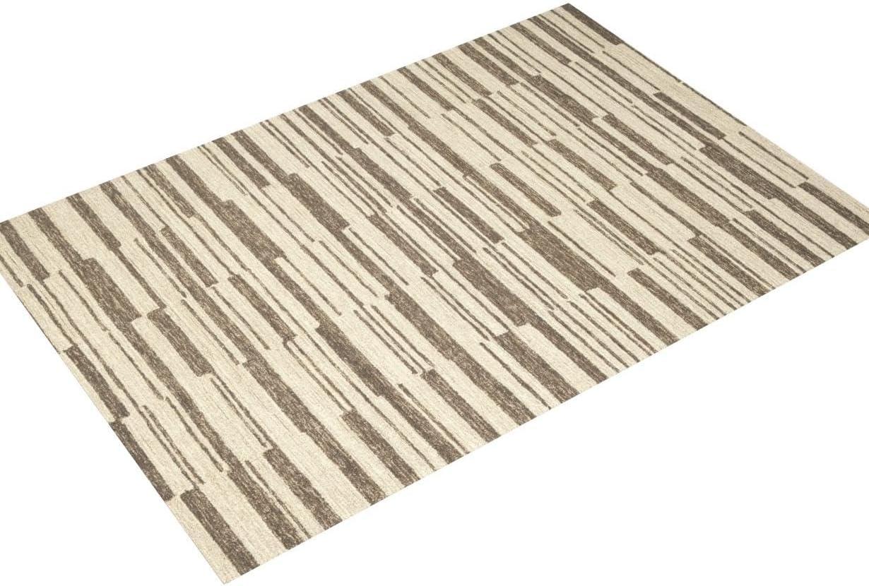 Chris Loves Julia x Loloi Chris Loves Julia x Loloi Polly Checkered Hand-tufted Beige/Tobacco Area Rug