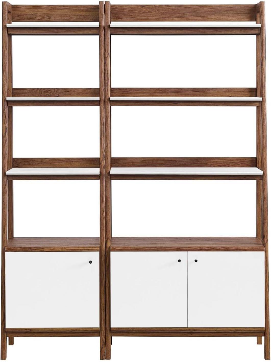 Modway Bixby Wood Bookshelves - Set of 2