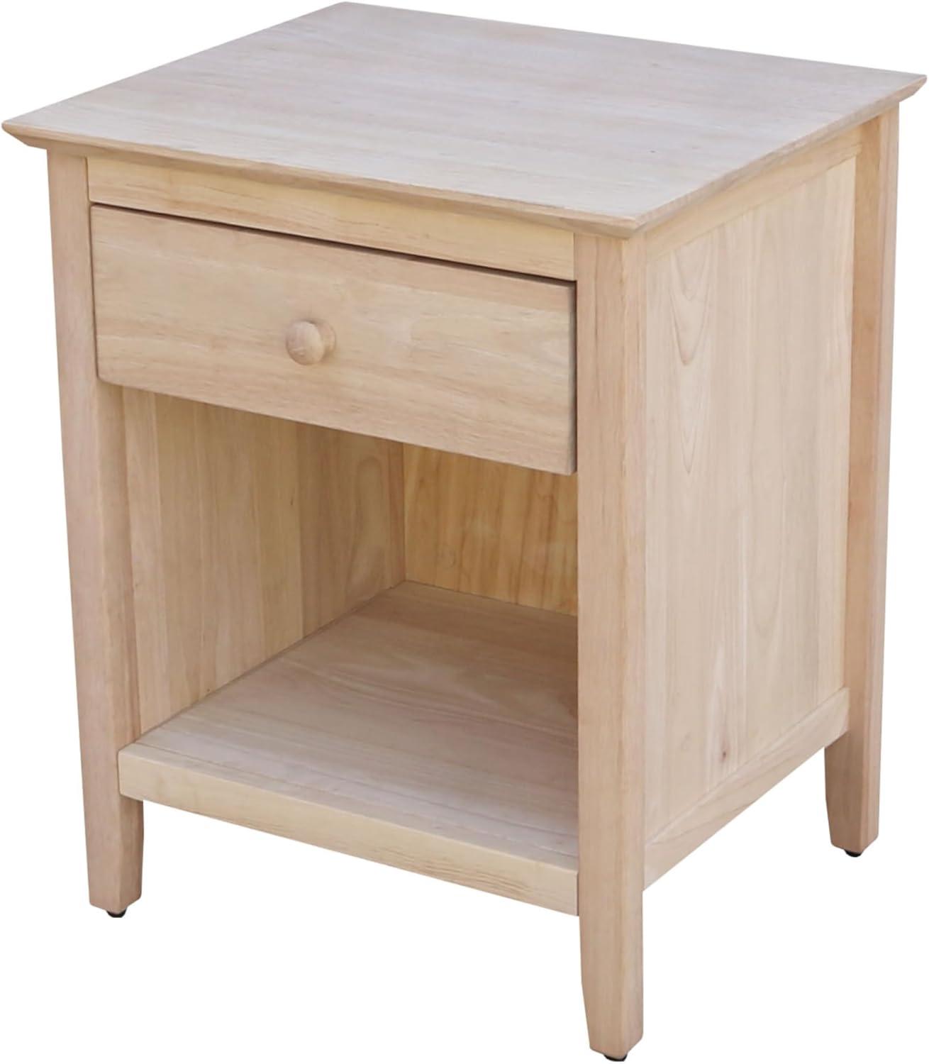 19.5" Nightstand Unfinished - International Concepts