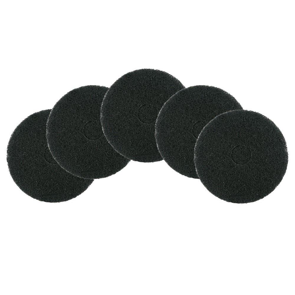 Boardwalk High Performance Stripping Floor Pads, 20" Diameter, Grayish Black, 5/Carton -BWK4020HIP